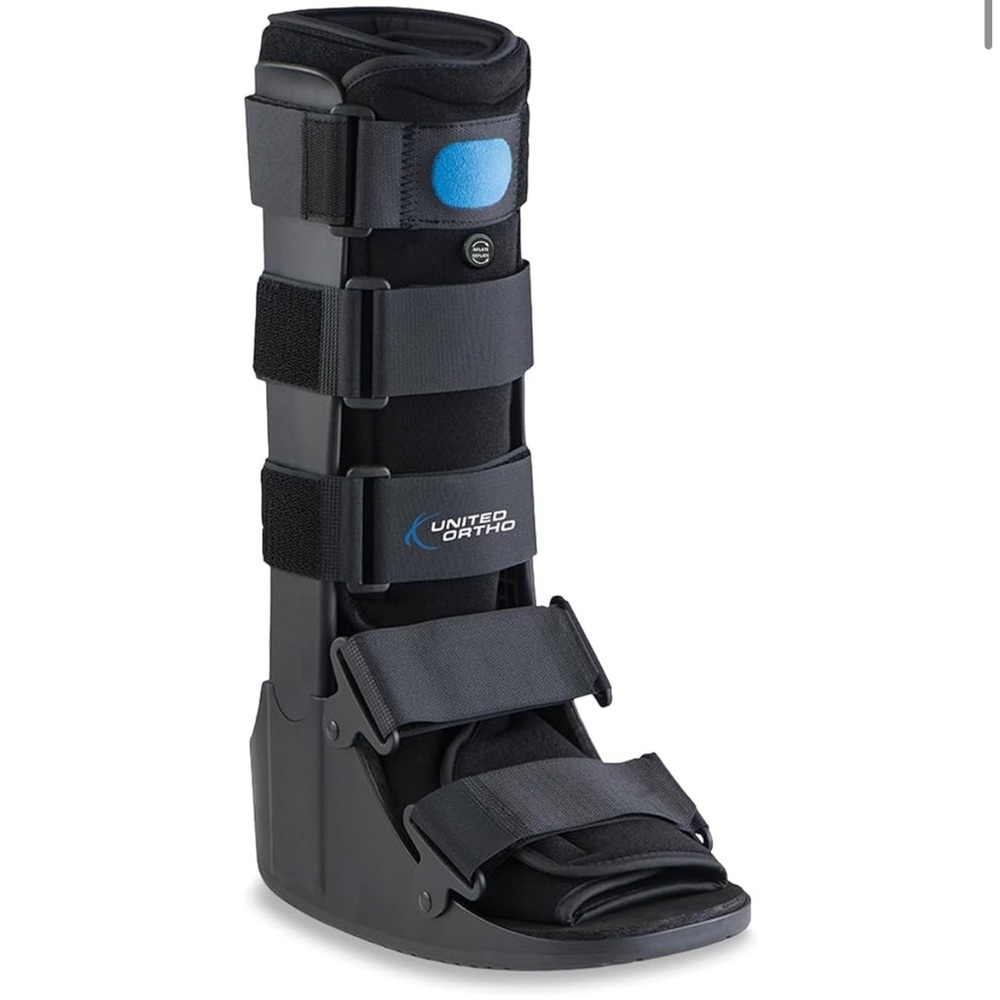 United Ortho Black Medical Walking Boot